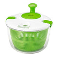 Brentwood 5 Quart Salad Spinner with Serving Bowl in Green-0